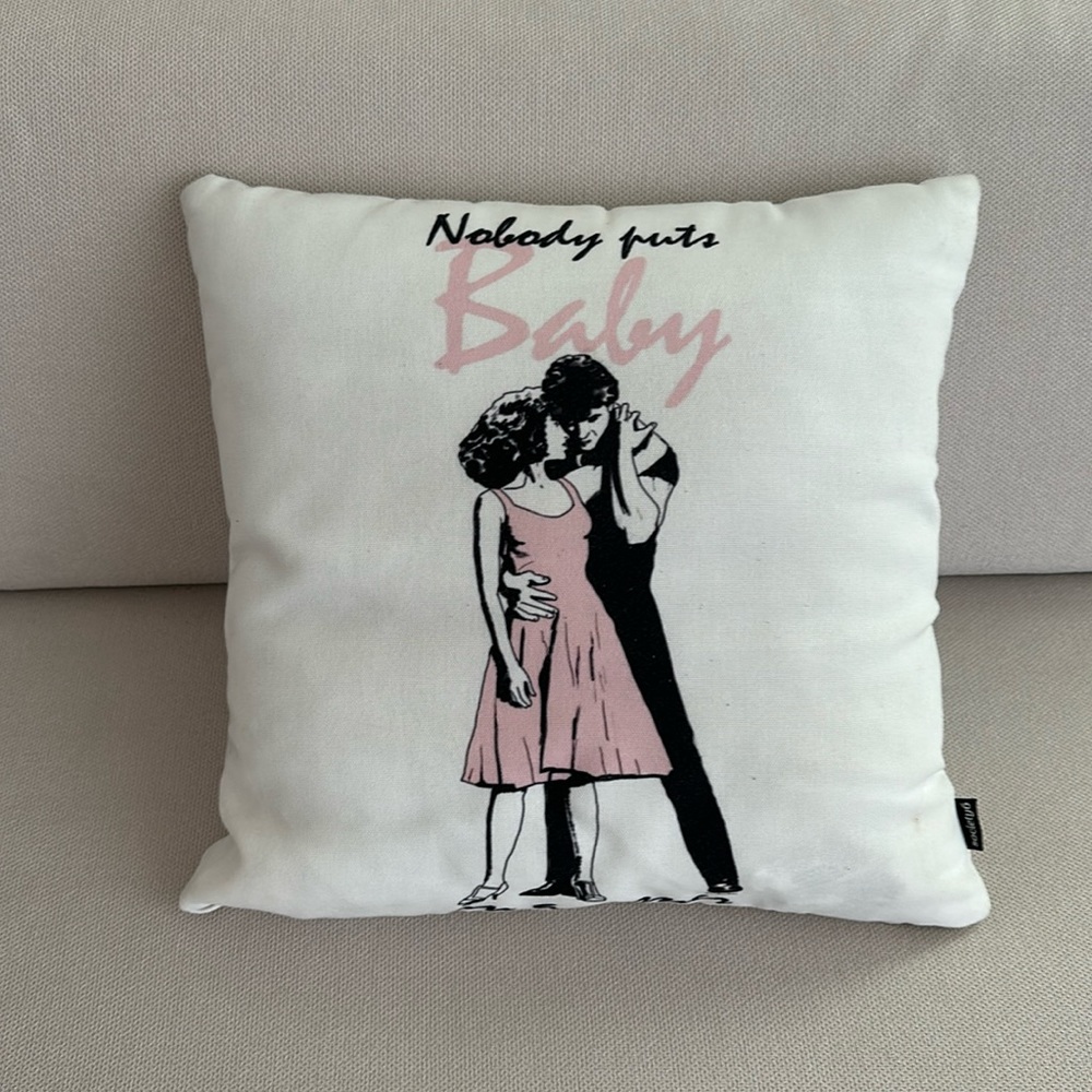 SOCIETY6 NOBODY PUTS BABY IN A CORNER DIRTY DANCING PILLOW COVER/INSERT